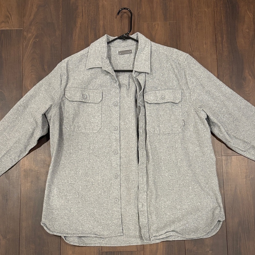 Eddie Bauer Heather Gray Men's Shirt